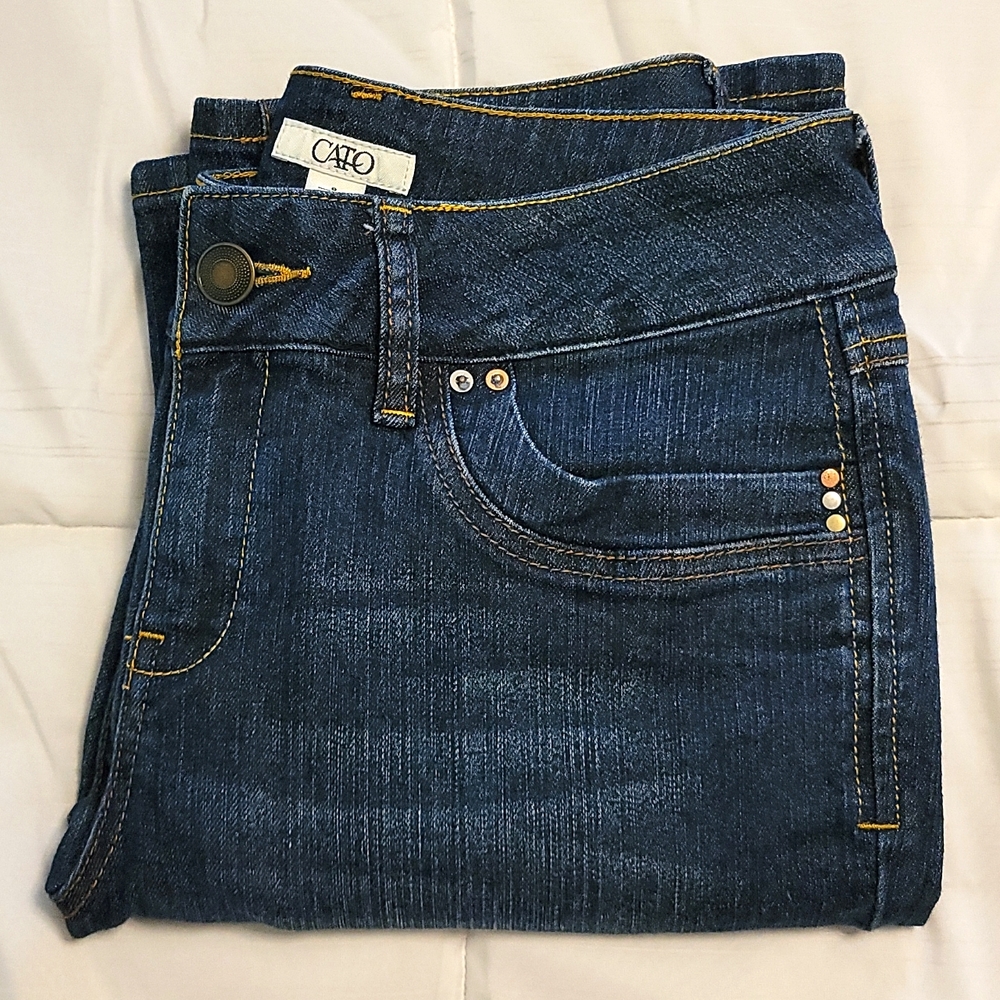 Cato Dark Wash Bootleg Jeans